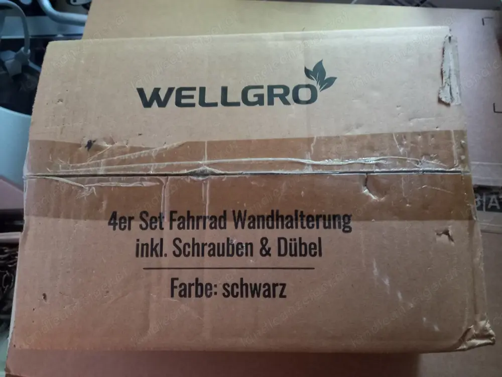 4 Fahrrad Wandhalter von Wellgro