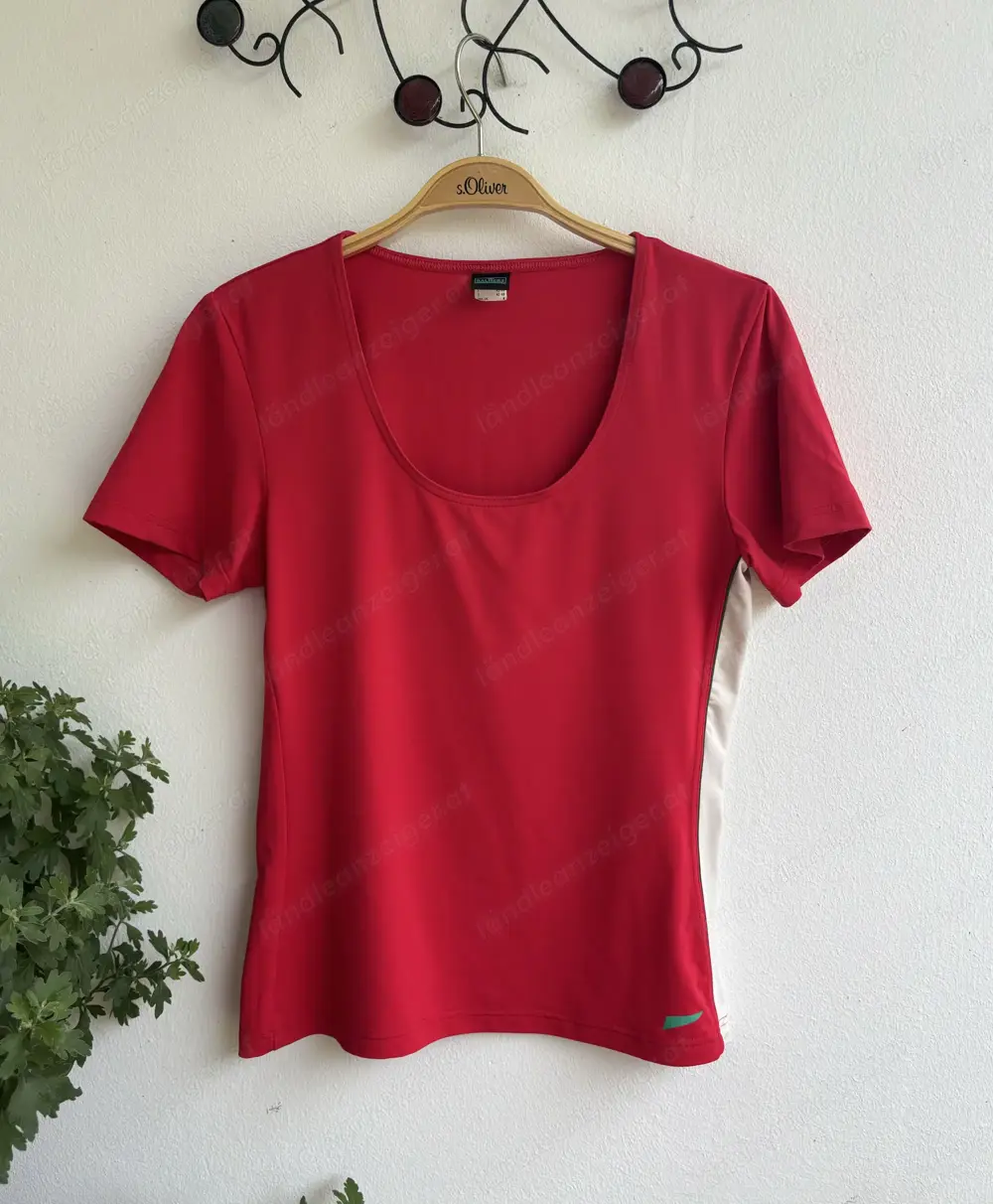 Rotes Damen kurzarm Oberteil von Palmers