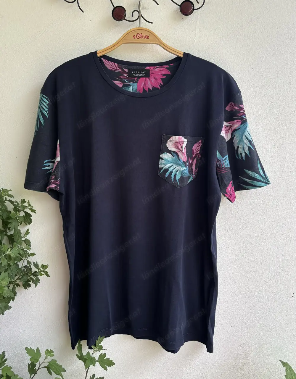 Dk.-blaues Shirt von Zara Man Dk.-blaues Shirt von Zara Man