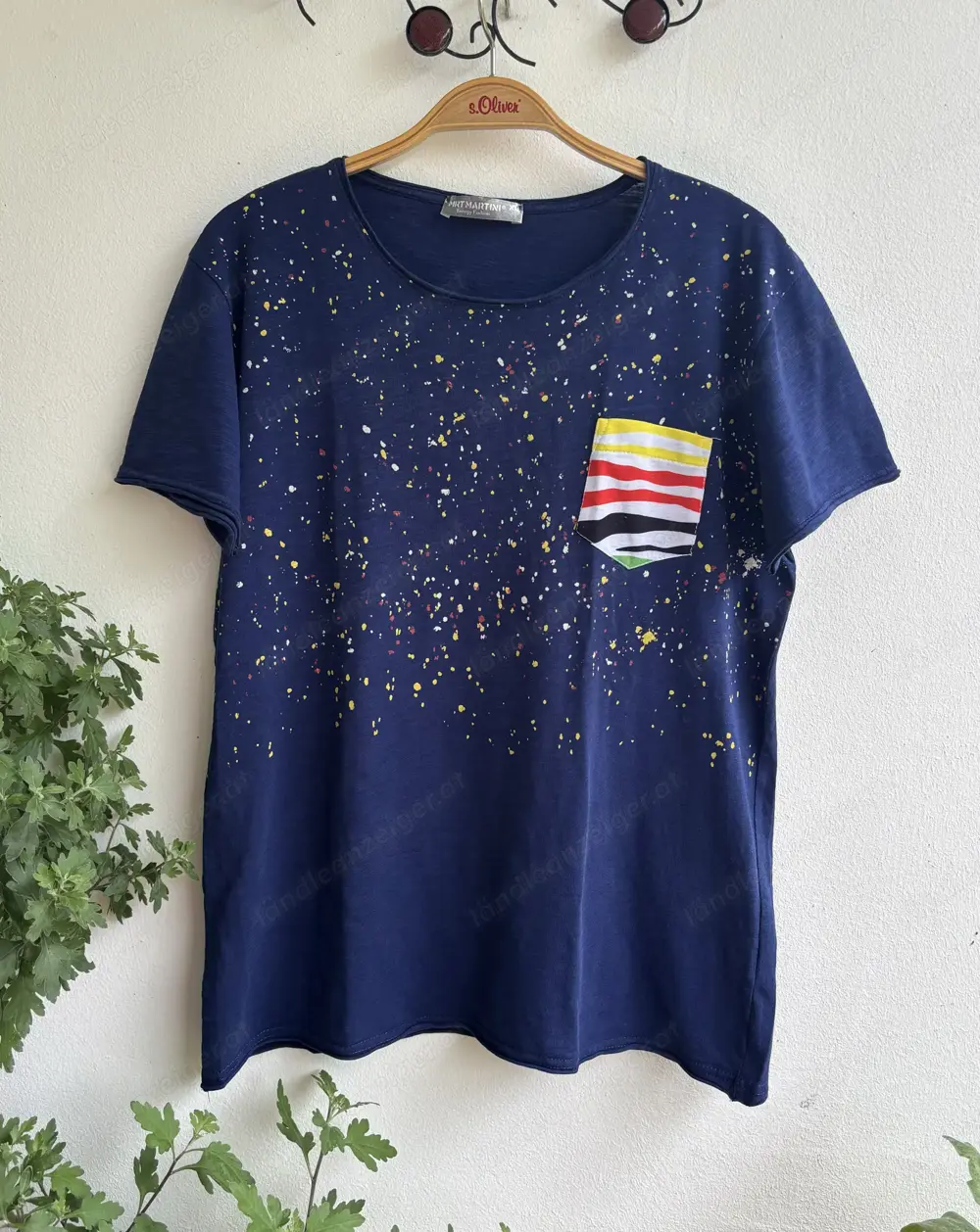 Blaues Herren kurzarm Shirt von MRT Martini Blaues Herren kurzarm Shirt von MRT Martini