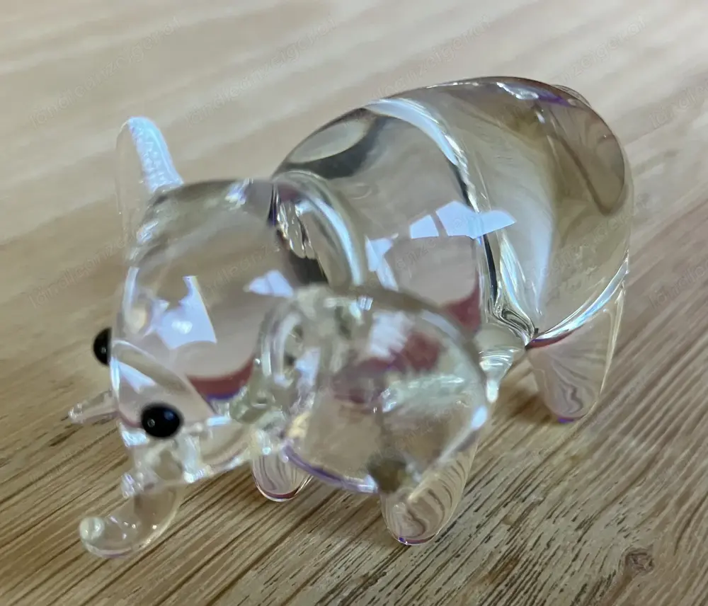 Elefant aus Glas klein Swarovski Elefant aus Glas klein Swarovski