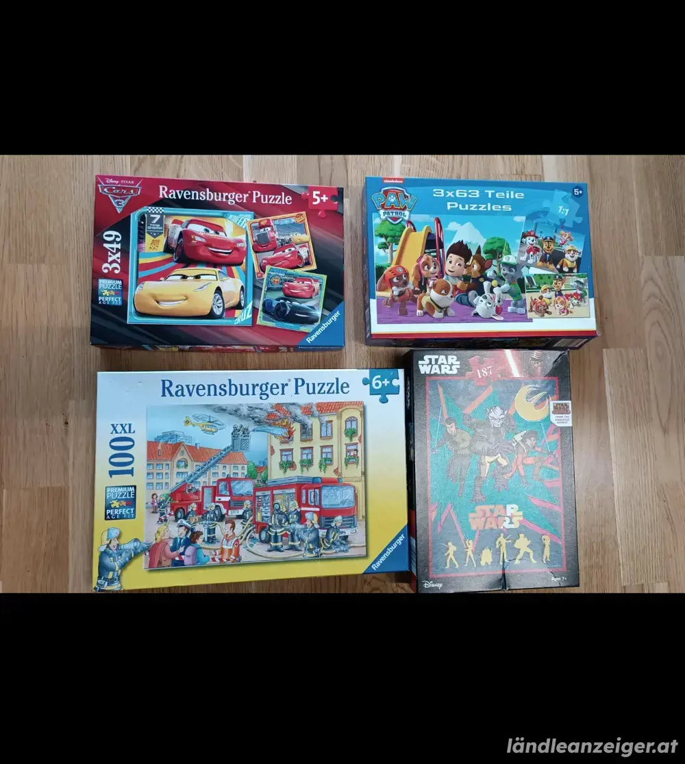 Puzzle für 5+ und 6 und 7+ Jährige