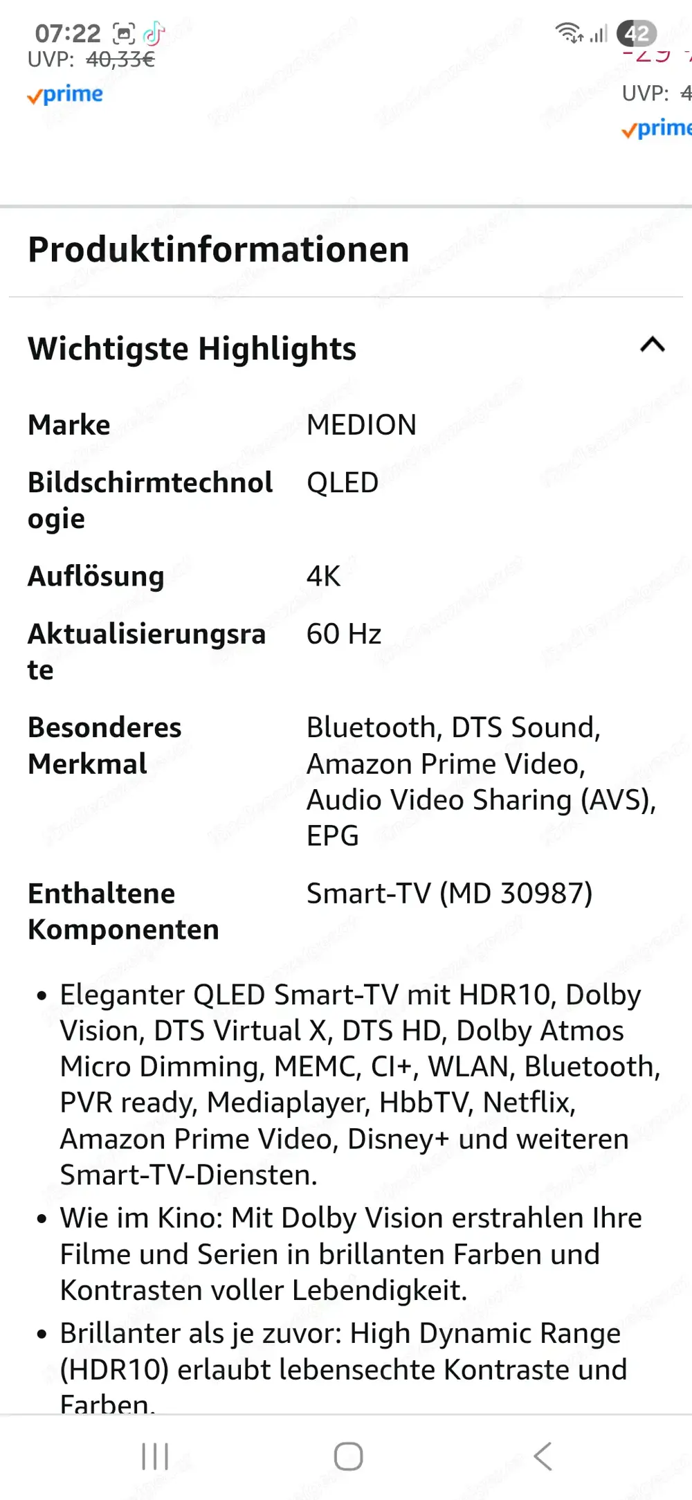 Fernseher 55 Zoll Medion Fernseher 55 Zoll Medion