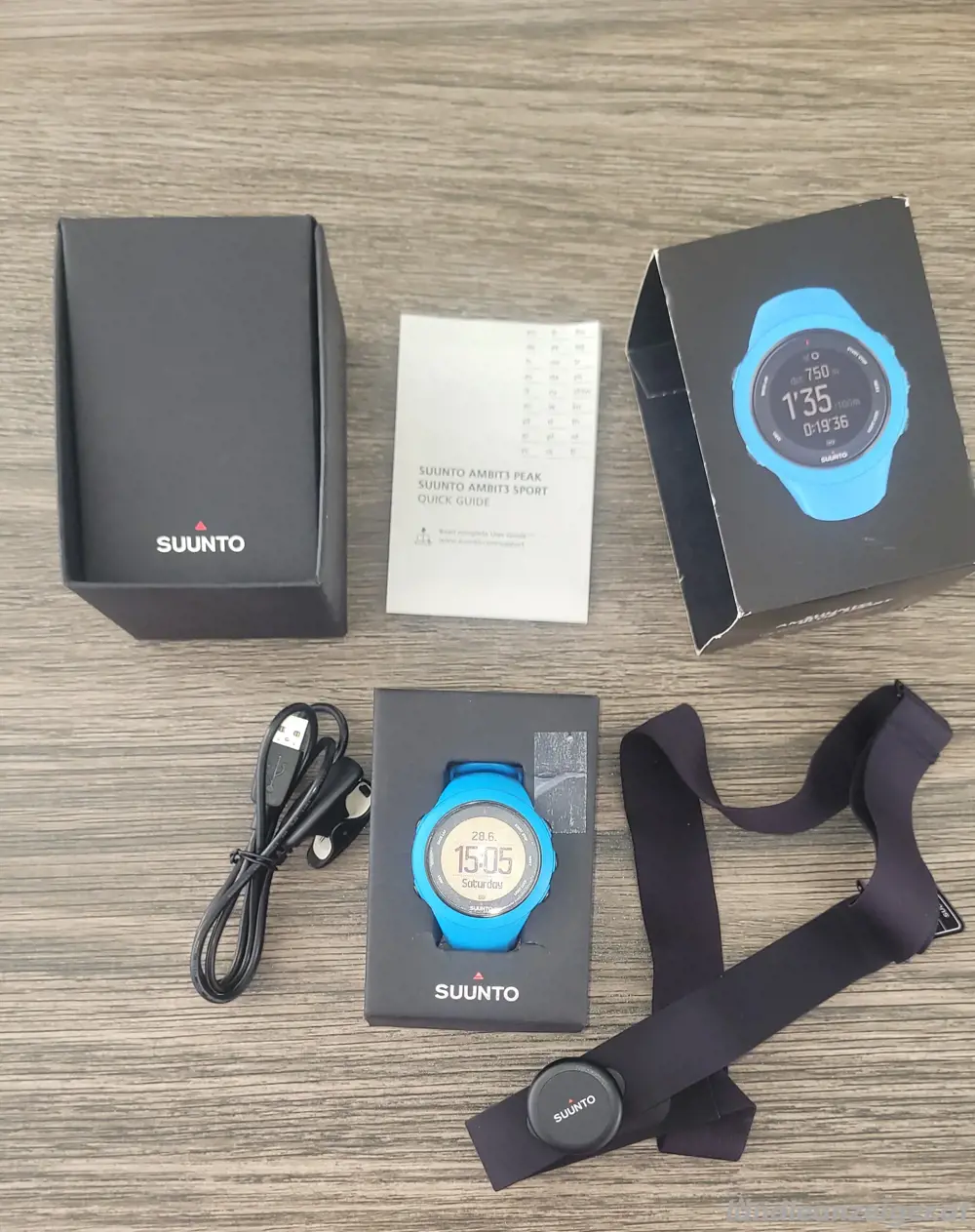 Sport Uhr Suunto Ambit3 Sport Blue