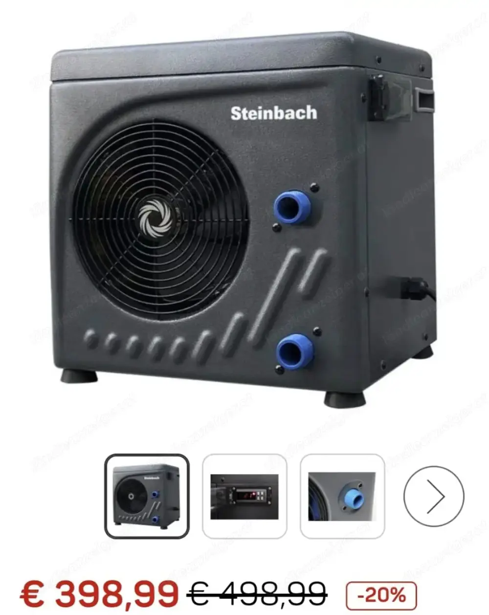 Original verpackter pool mit poolheizung Original verpackter pool mit poolheizung