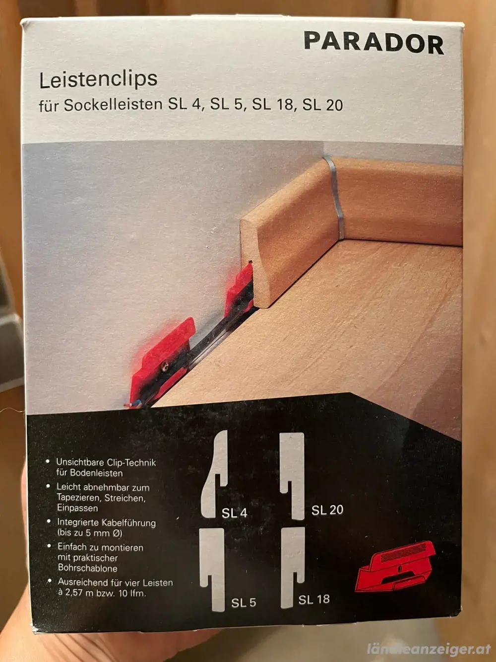 15x Parador Leistenclips SL4 SL5 SL18 SL20 NEU 15x Parador Leistenclips SL4 SL5 SL18 SL20 NEU