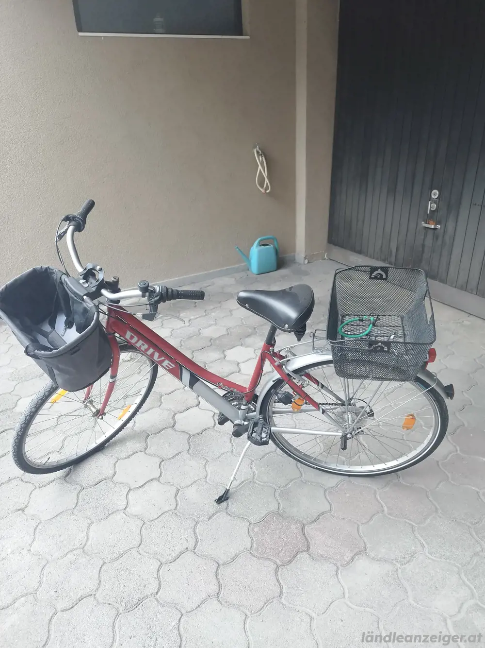 Damen City Bike 21 Gang Korb Licht 