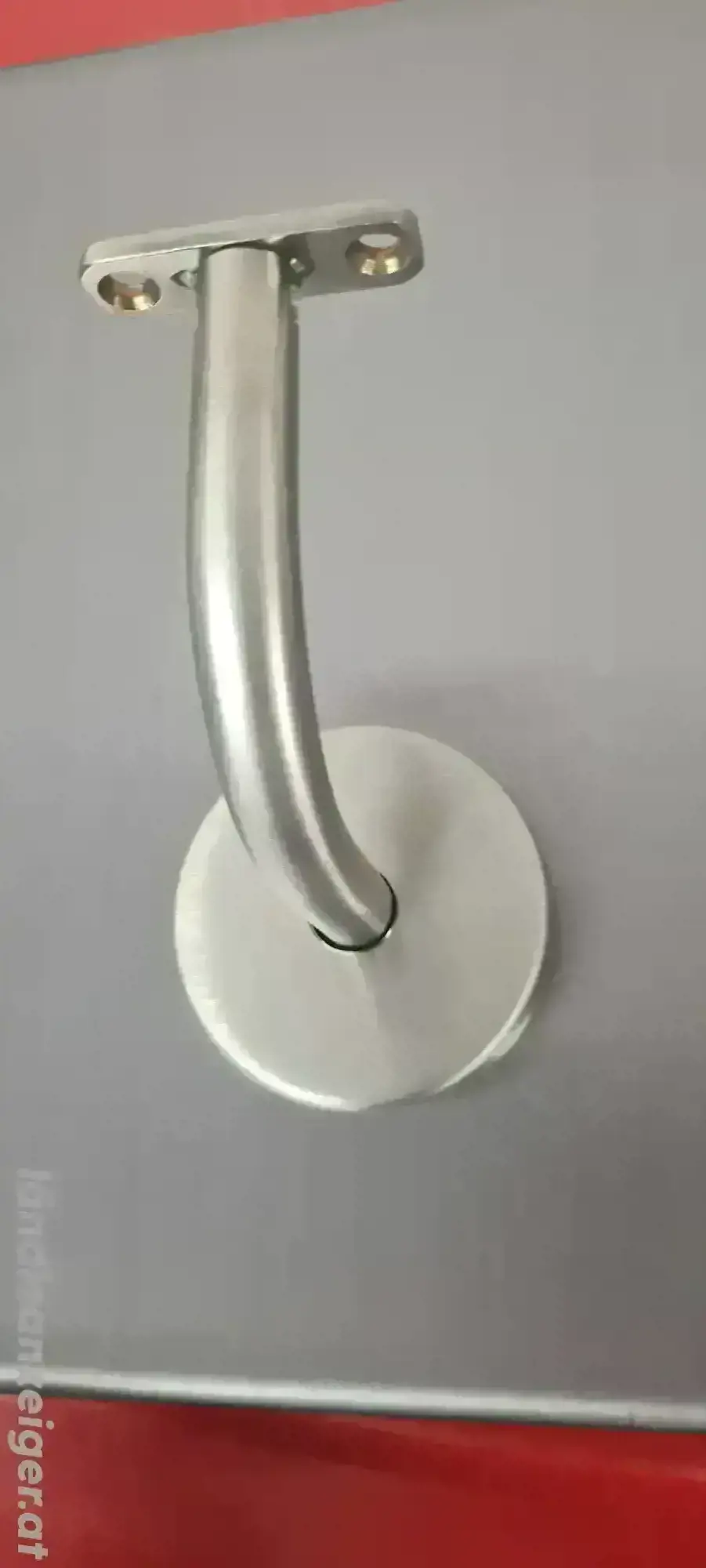 12 Handlaufhalter mit Kabeldurchführung, Edelstahl, gebürstet, für LED geeignet neu