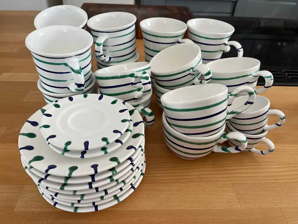 Gmunder Keramik Kaffeegeschirr Traunsee
