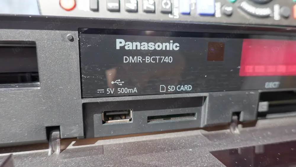 PANASONIC Blu-Ray Recorder DMR-BCT 740EG, 500 GB, mit orig. Fernbedienung 