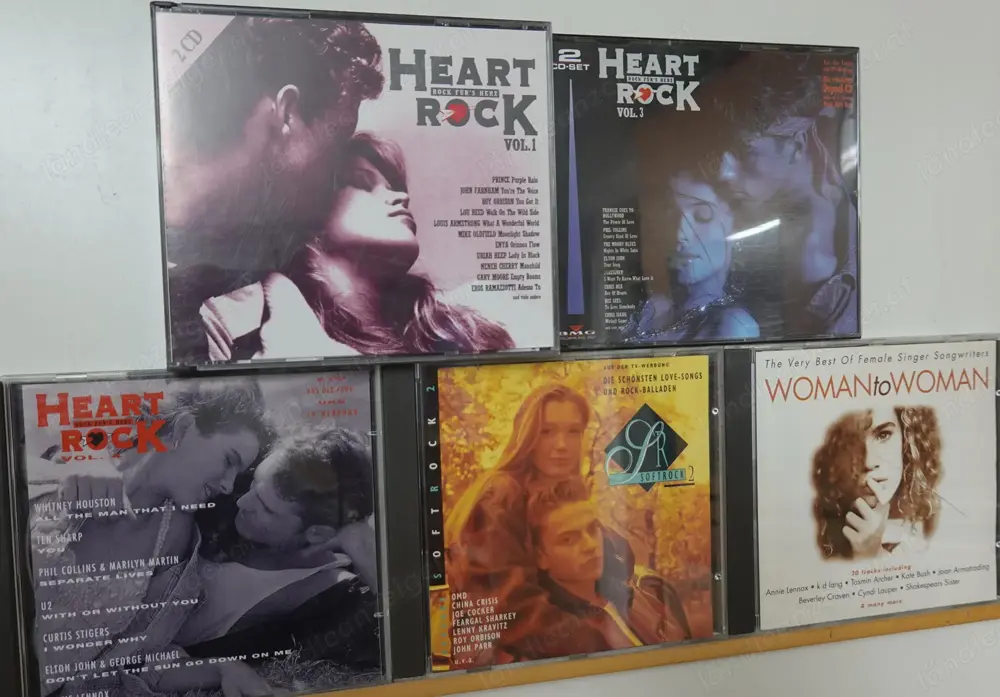CD s Heart and Rock, HITS, HITS, HITS ( insges. 8 Stk )
