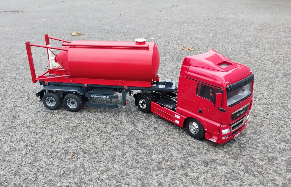 Auflieger mit Silo Tamiya usw Auflieger mit Silo Tamiya usw