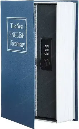 Buch - Safe mit Schloß 