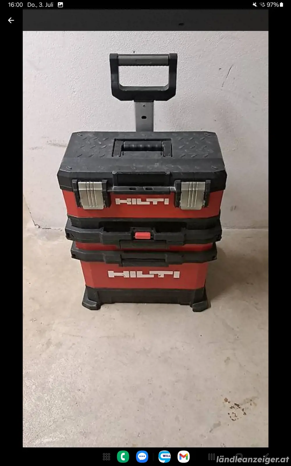 Hilti Werkzeug Trolley Hilti Werkzeug Trolley
