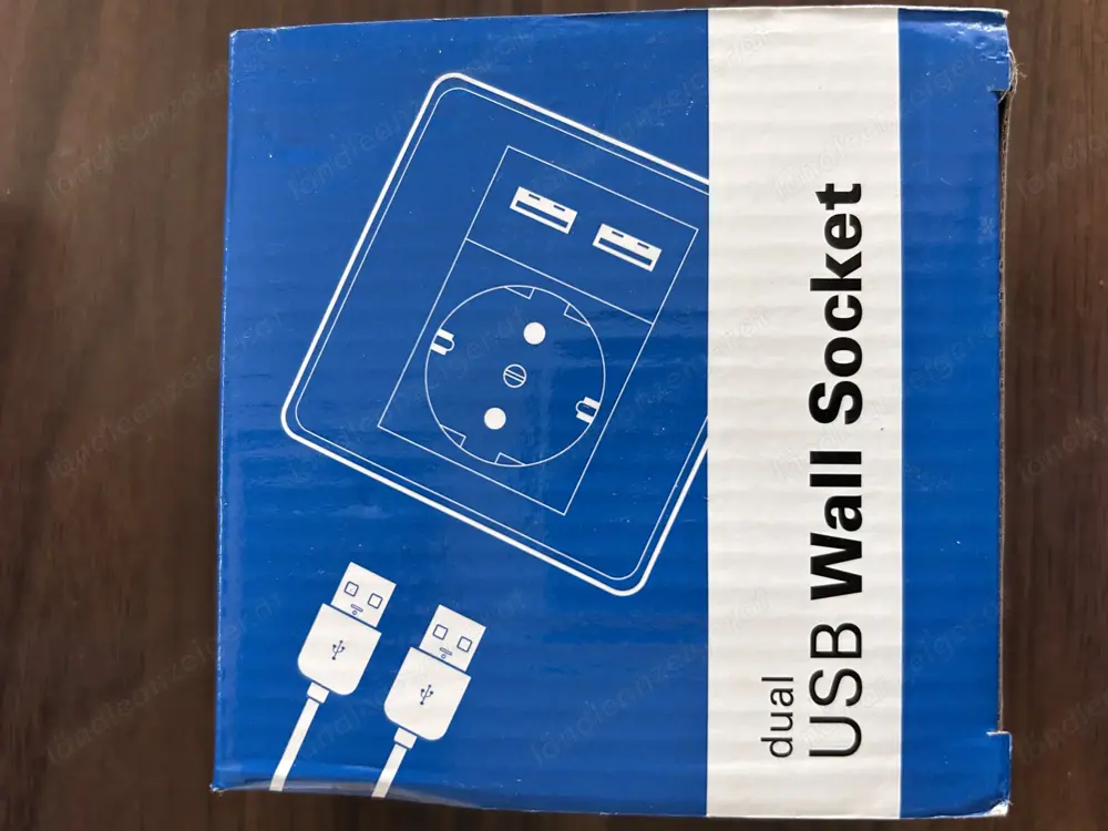 Steckdosen mit 2 USB-Anschlüssen