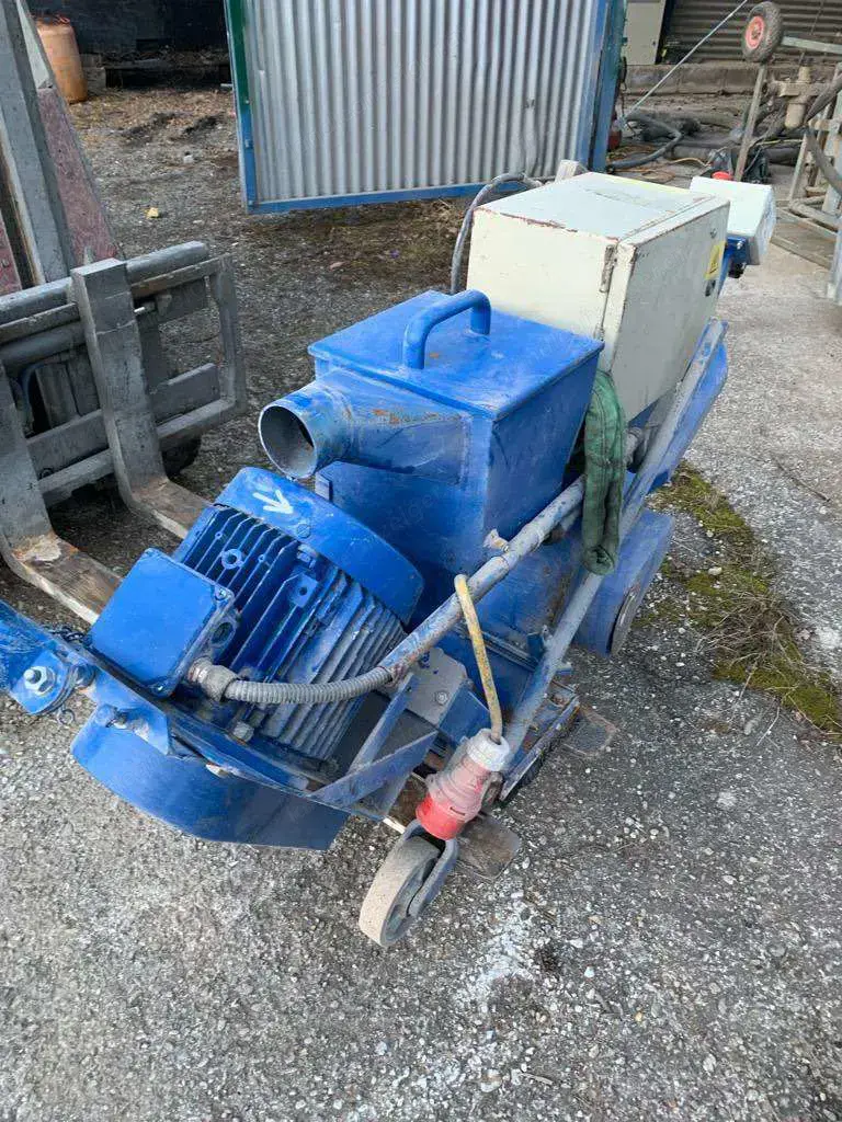 Kugelstrahl Maschine Blastrac inkl. Sauger und Anhänger