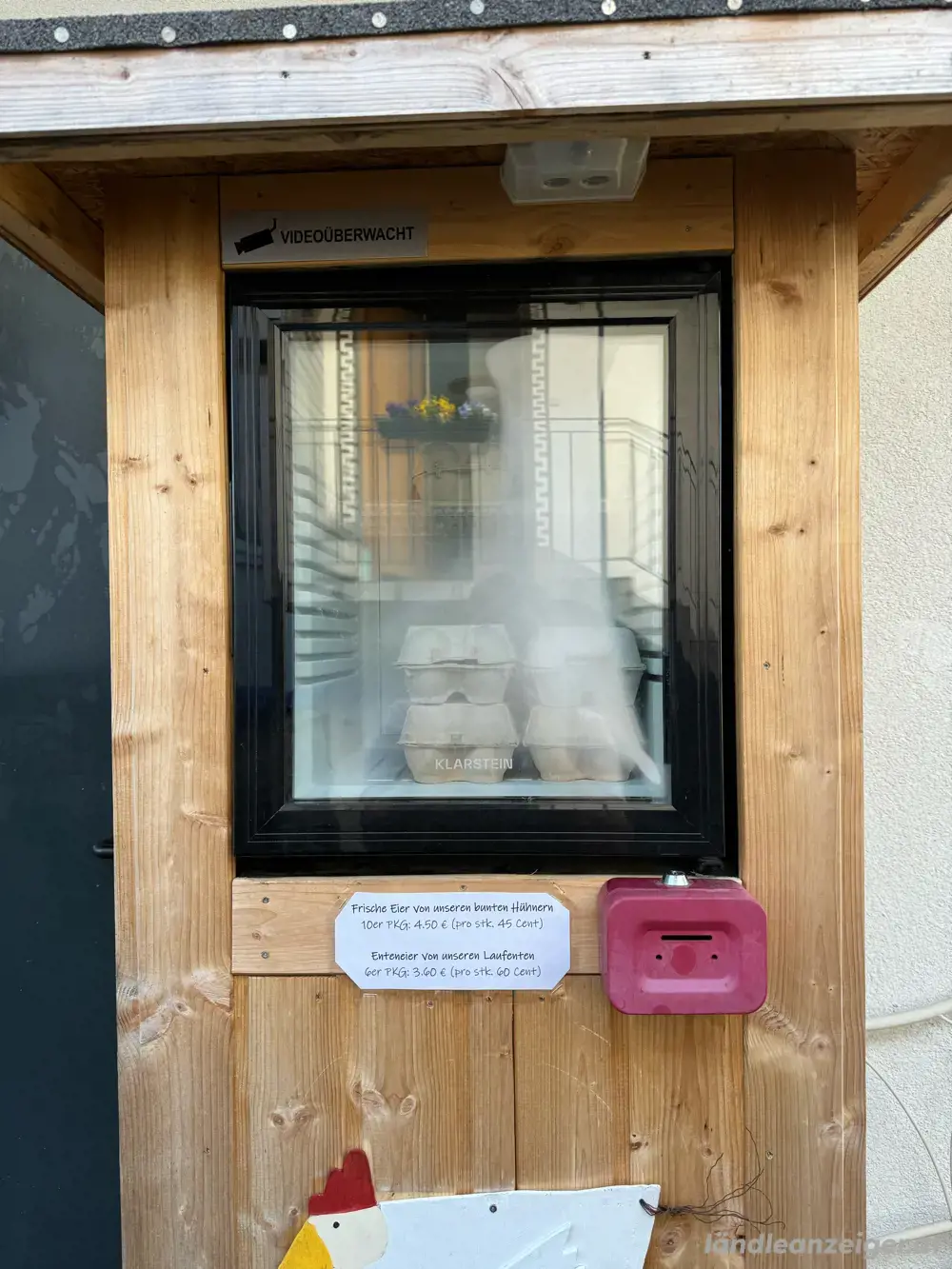 Stand, Verkaufstand, Eierverkaufsstand