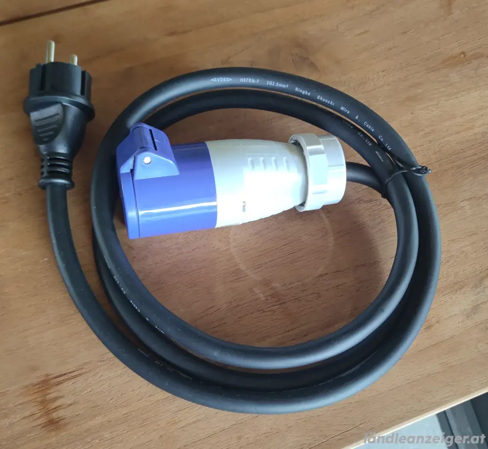 CEE Adapterkabel, Campingkabel
