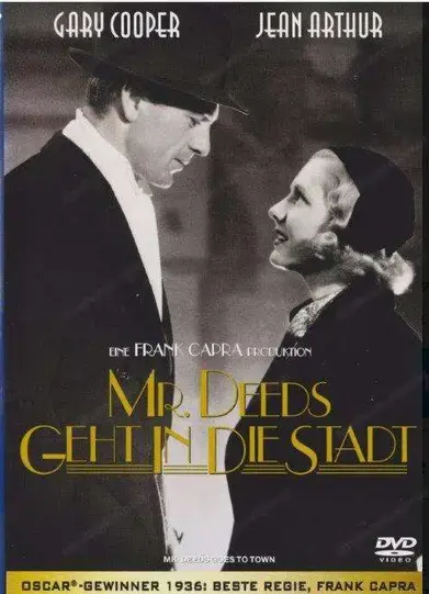 Mr. Deeds geht in die Stadt, Gary Cooper, 1936, Rarität