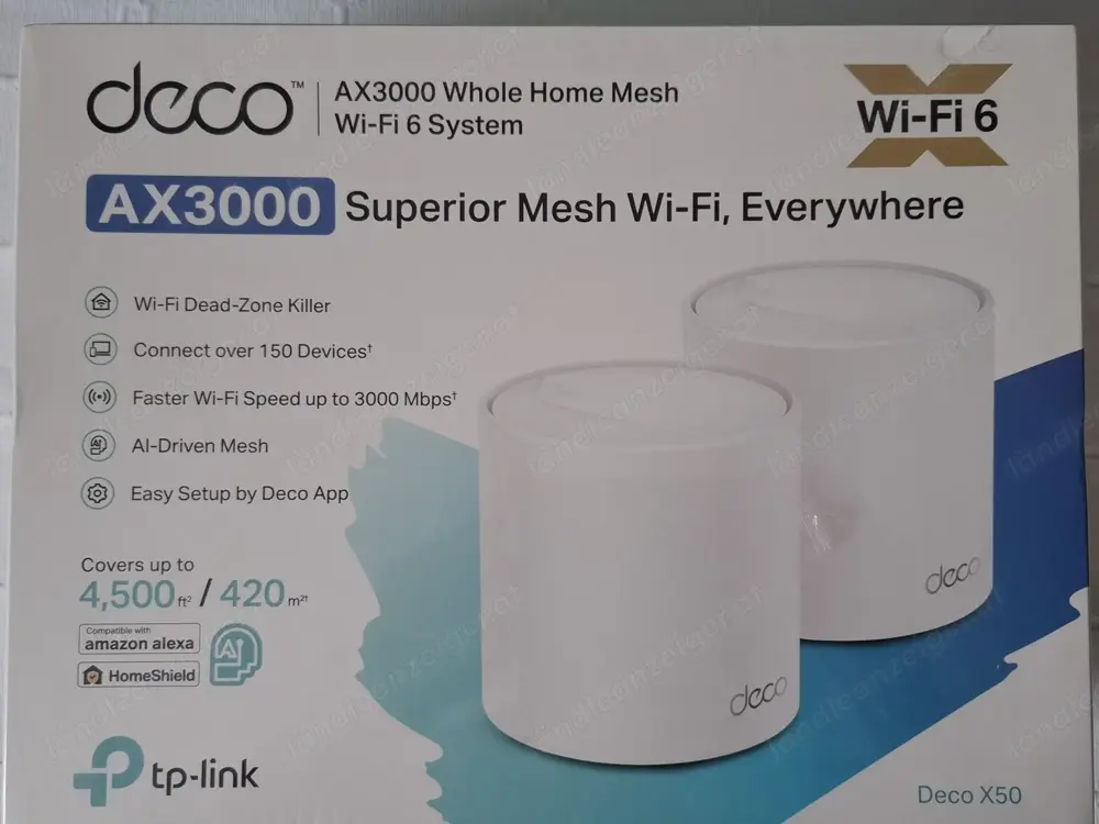 Superior Mesh, Wifi von Deco TP Link Nagelneu Superior Mesh, Wifi von Deco TP Link Nagelneu