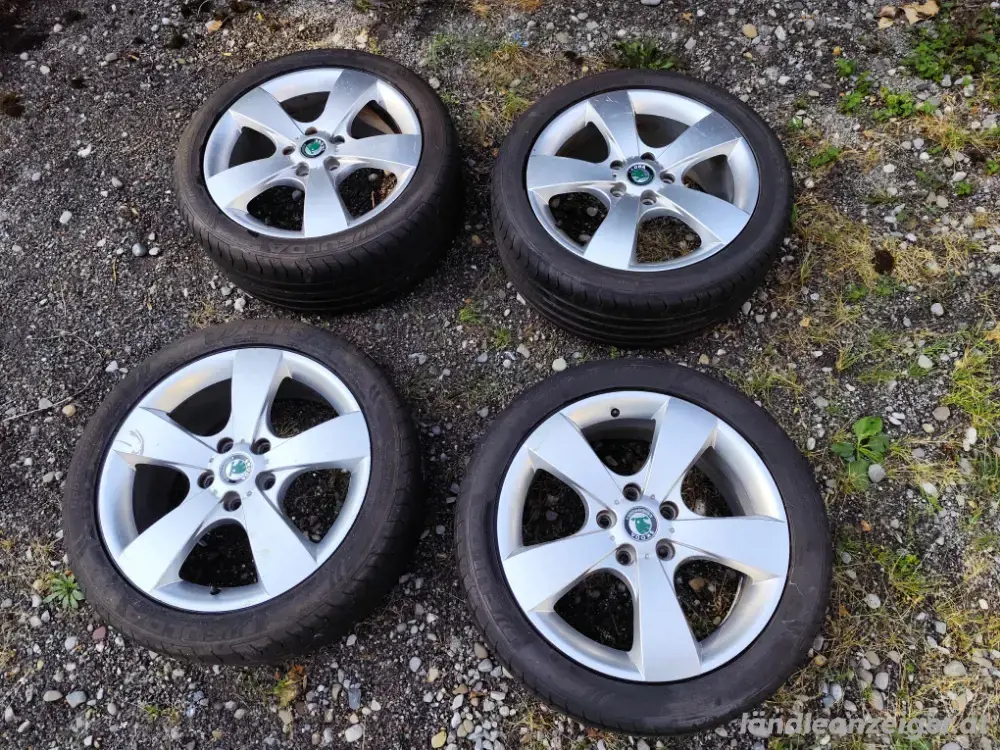 Skoda Octavia Felgen und Sommerreifen (gebraucht) Skoda Octavia Felgen und Sommerreifen (gebraucht)