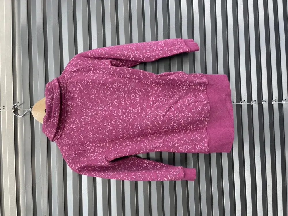 Minikleid "Yigga" pink mit Herzchen Gr. 134 140 Mädchen