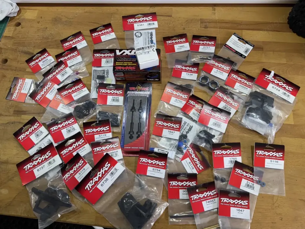 Traxxas Rustler 4x4 VXL Zubehörpaket 3355R, 6533, etc, Öl, Fett