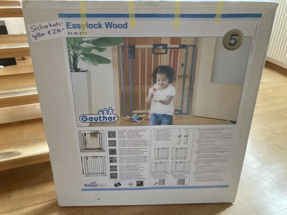 Sicherheitsgitter Geuther Easylock Wood