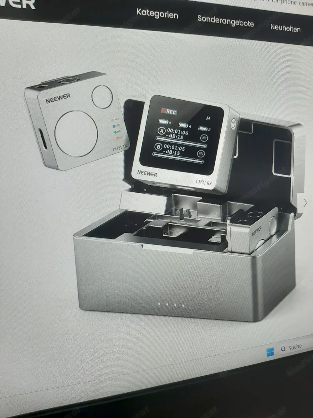 Mikrofonsystem für Handy und Kamera