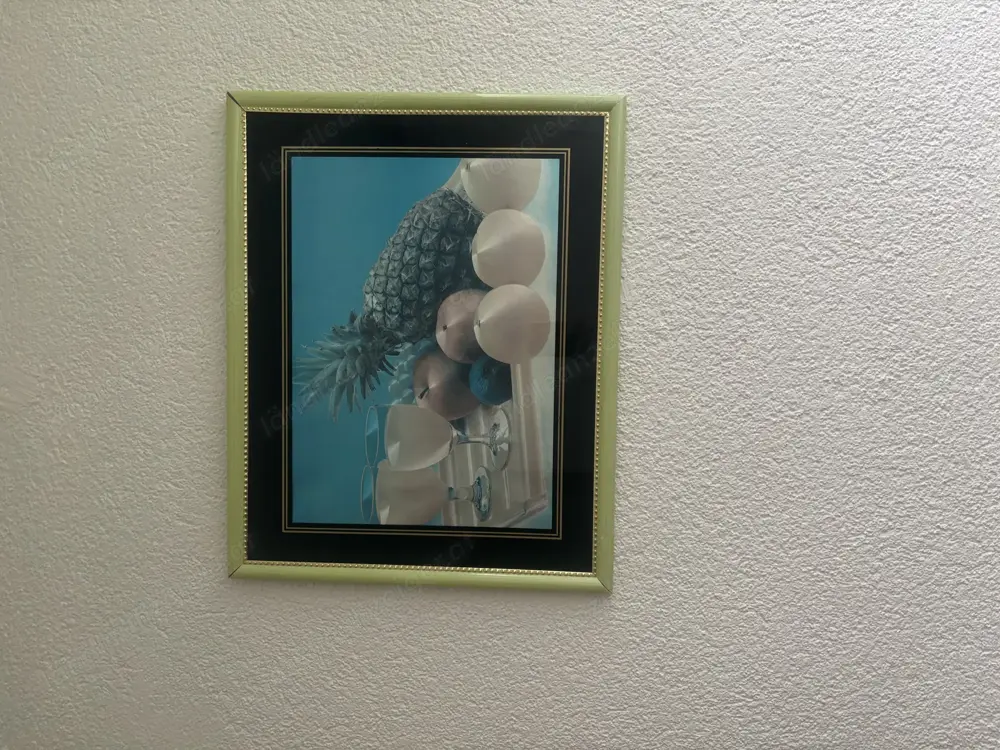 Dekowandbild mit einer kleinen optischen Illusion, wenn man es bewegt