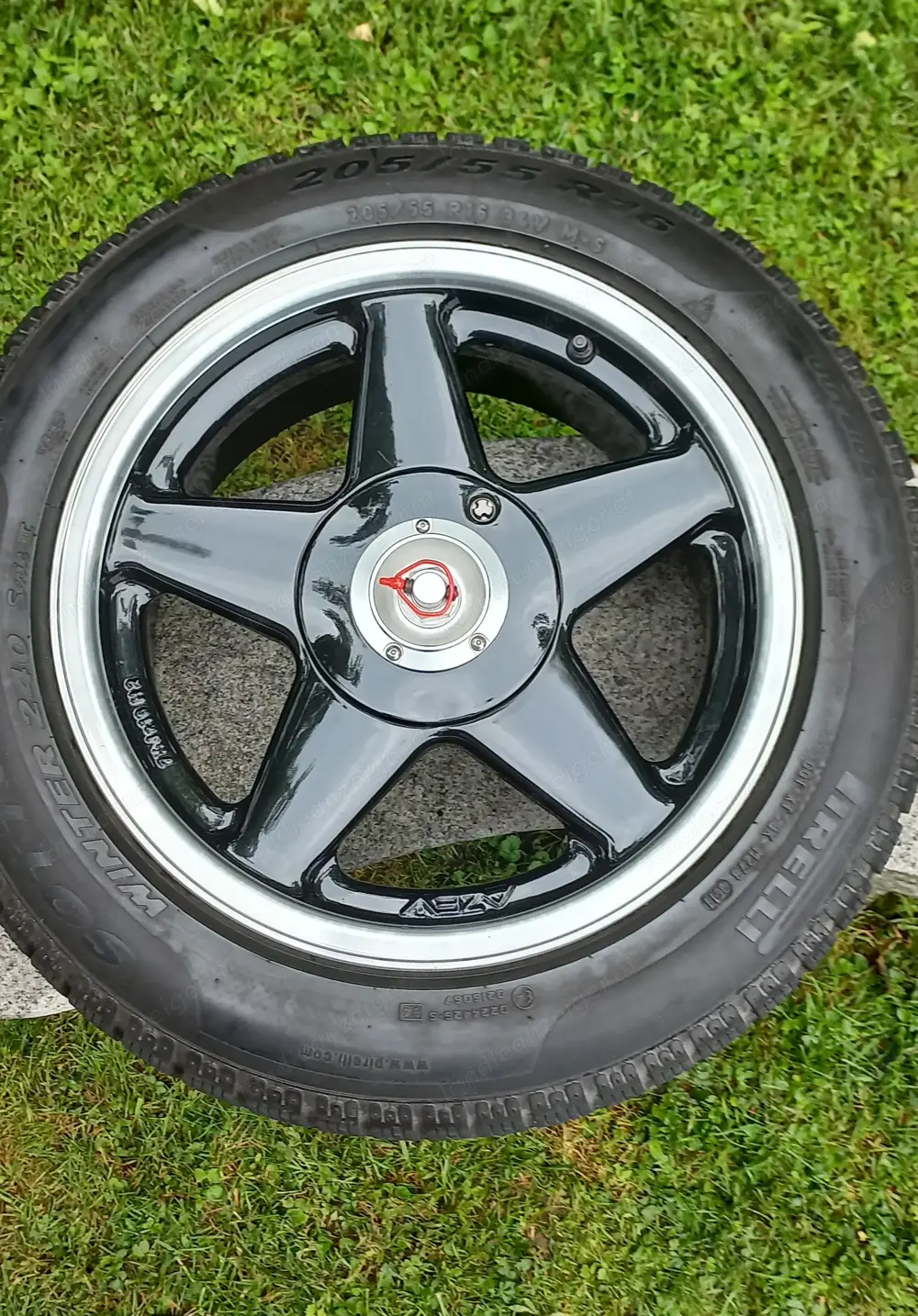 Alufelgen mit Schnellverschluss Optik