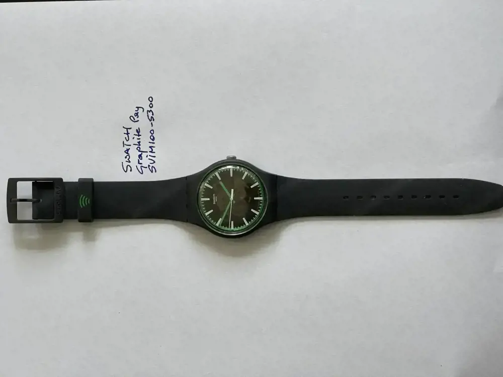 Swatch Graphite Pay Uhr
