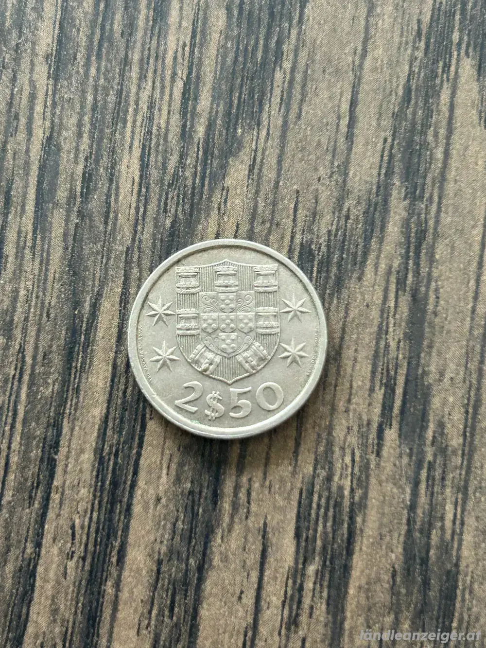 2,5 Escudos Umlaufmünze Portugal 1980