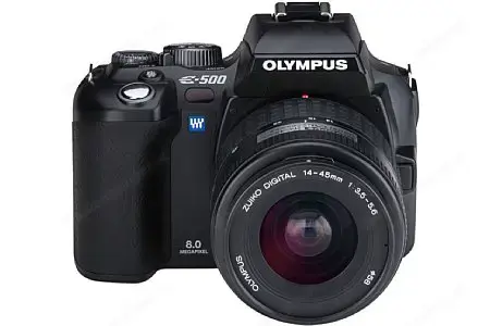 Digitalkamera Olympus E-500 mit Objektiv Olym pus Zuiko Digi tal ED 18- 180mm 1:3.5- 6.3