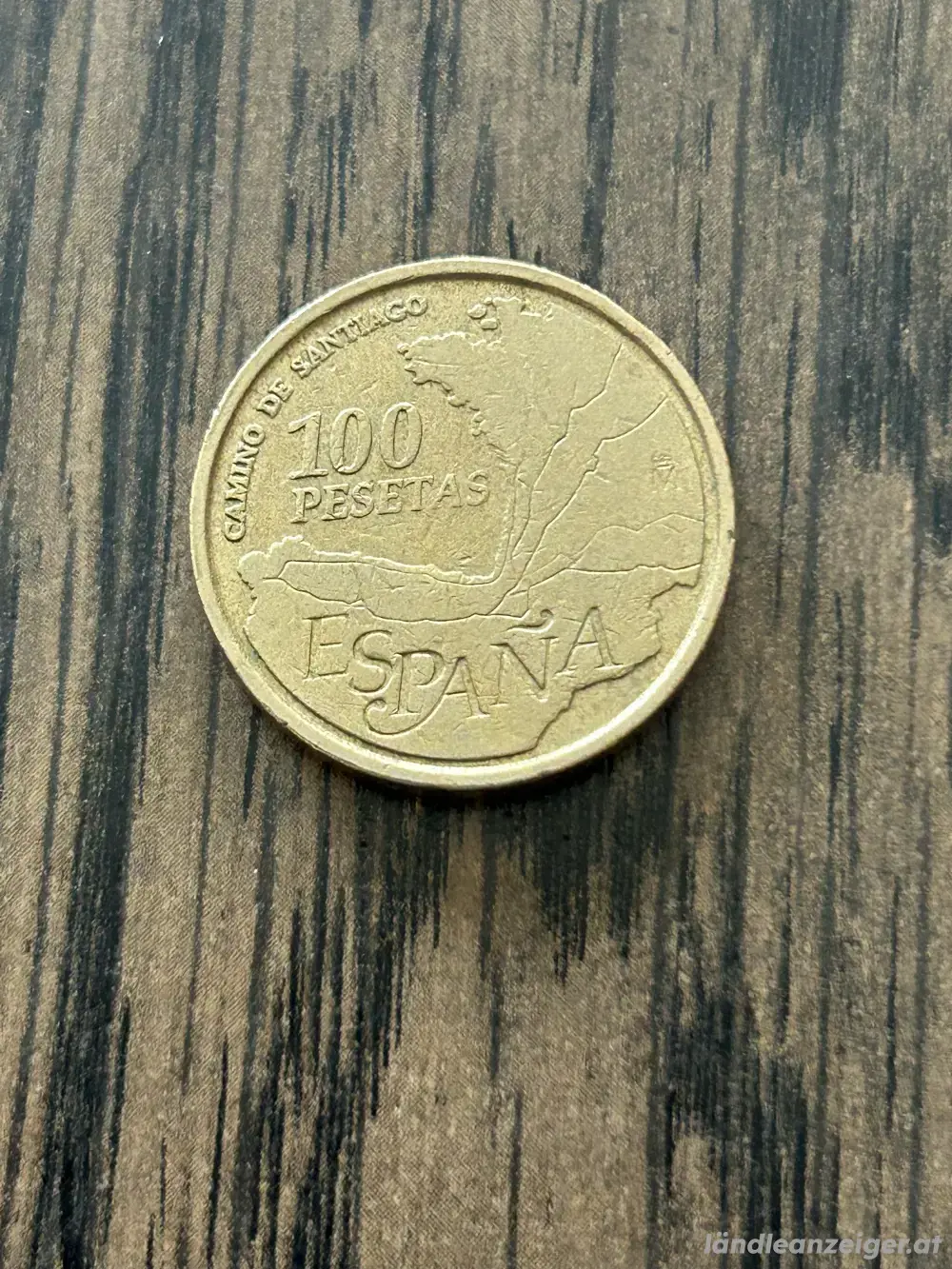 100 Pesetas Umlaufmünze Spanien 1993 Jakobsweg
