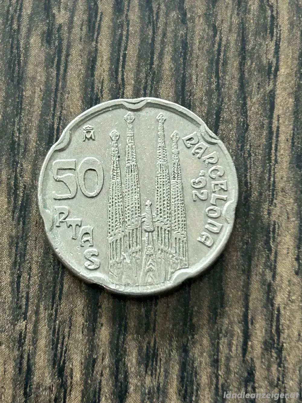 50 Pesetas Umlaufmünze Spanien 1992-M