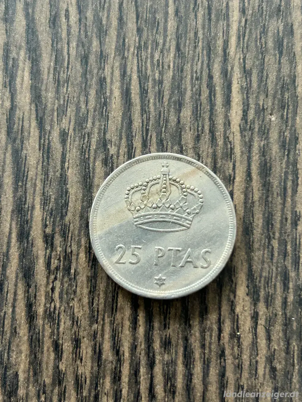 25 Pesetas Umlaufmünze Spanien 1995