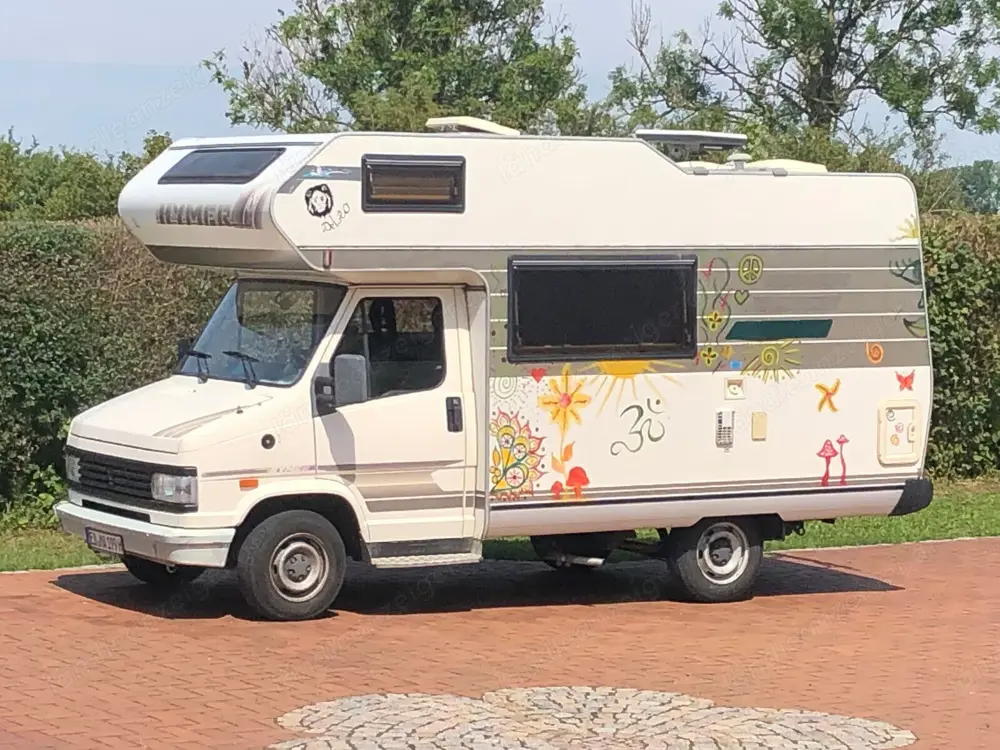 Wohnmobil Peugeot J5 Hymer 2.5D WoMo HU-06.2025 H-Kennzeichen, Gasprüfung