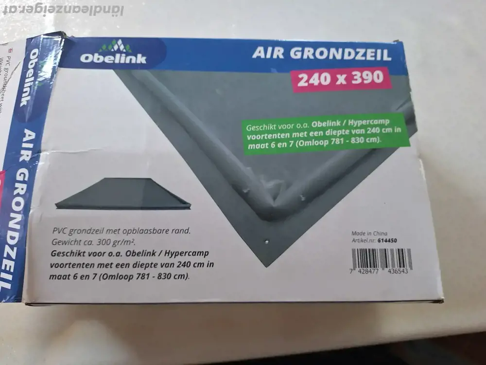 PVC Bodenplane mit aufblasbarem Rand ca.300gr m2