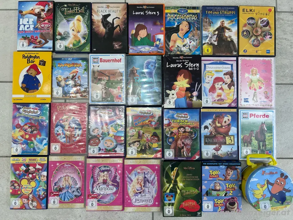 Kinderfilme auf DVD