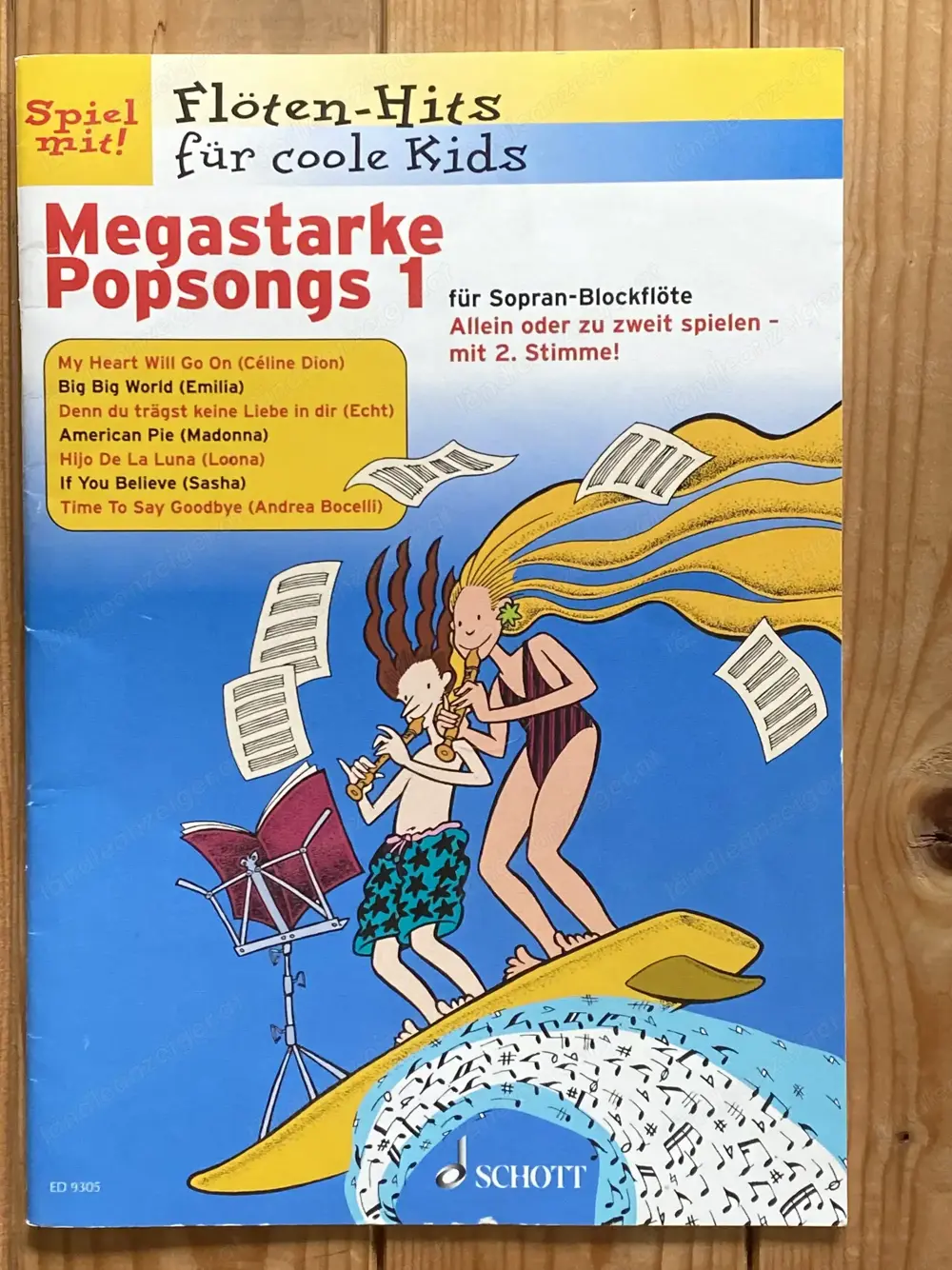 Noten: Megastarke Popsongs für Sopran-Blockflöte