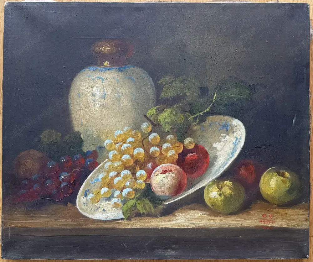 Gemälde Stillleben "Obstteller"