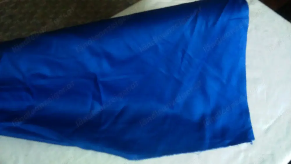 Baumwoll Textil Stoff Royal Blau 1,60 m breit