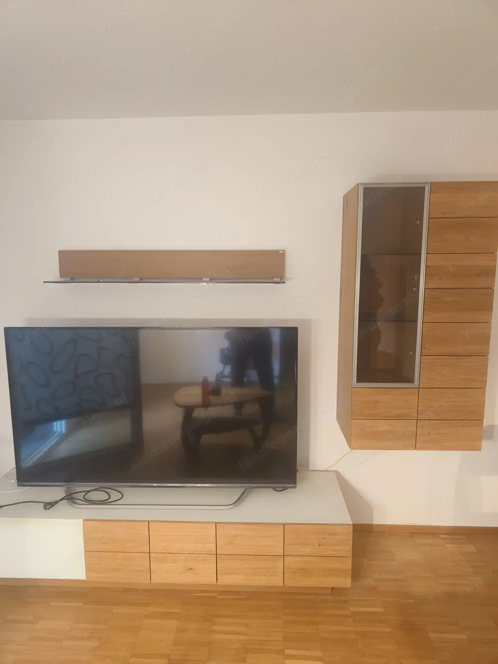 Voglauer Wohnwand 3 Teilig in Eichefarben 