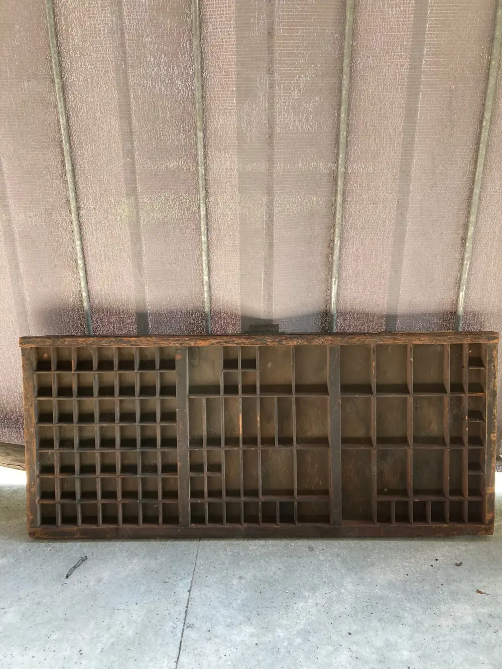 Original Drucker Setzkasten, in Dunkelholz