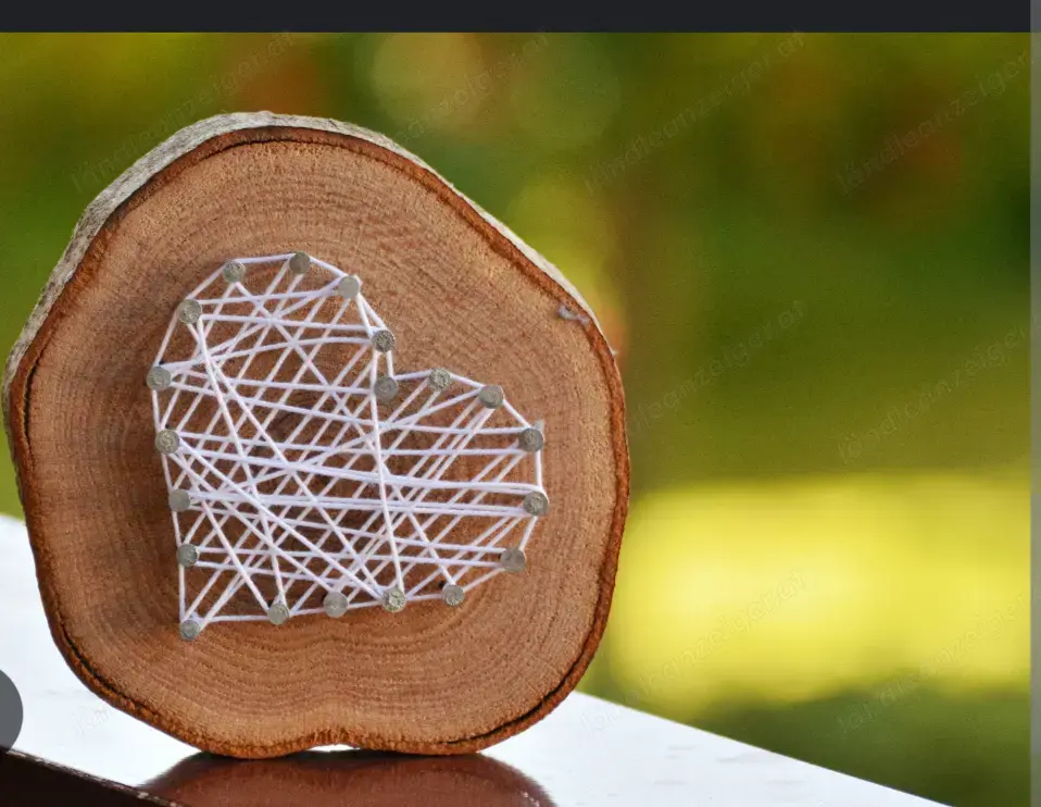 Holzscheiben Natur Deko Gesteck Basteln DIY