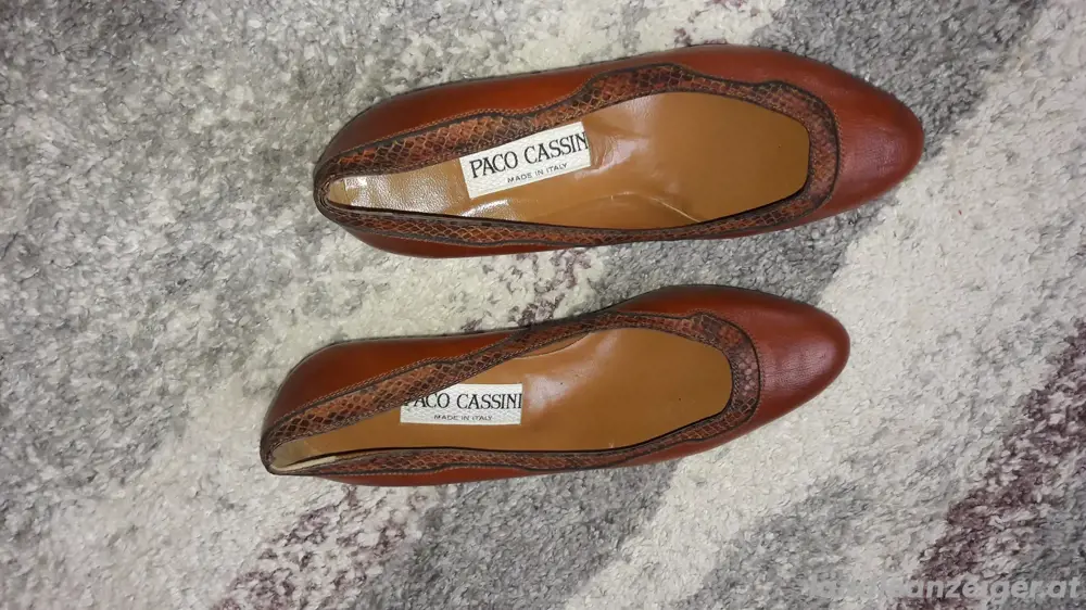 D- Lederschuhe  braun