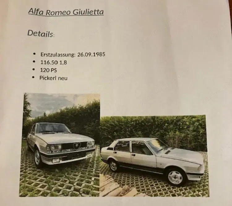 Alfa Romeo Giulietta 1,8