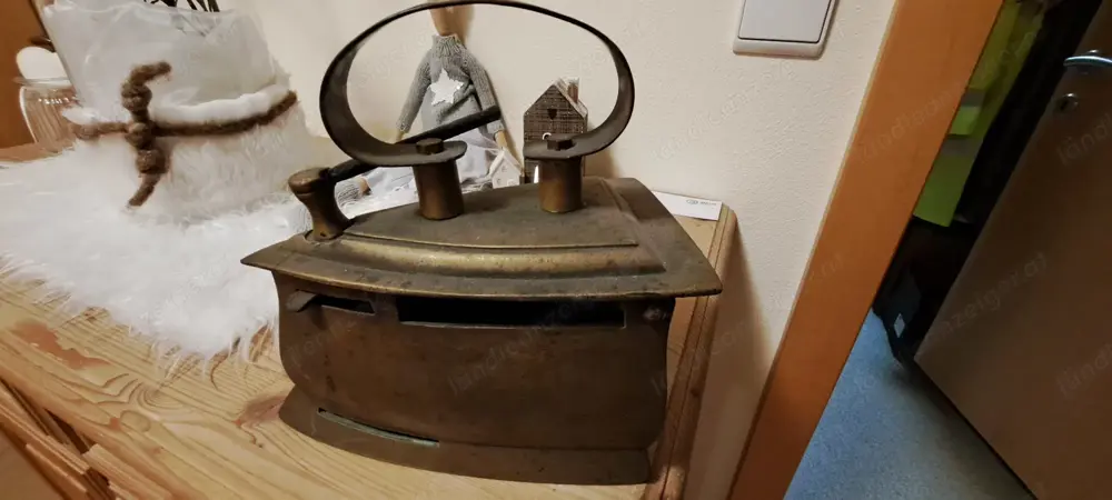 Bügeleisen Messing 1870