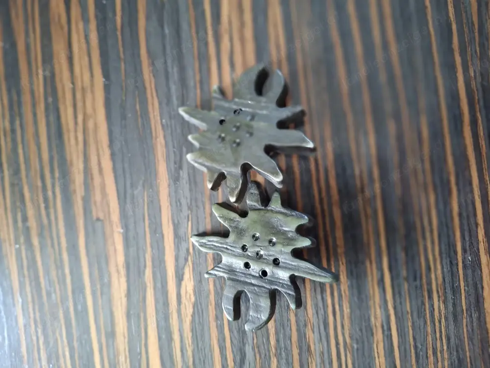 Trachten Ohrclips Edelweiß 